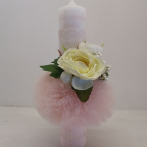 Lumanare botez White Rose - Img 3