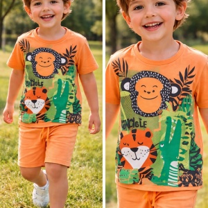 Pantaloni scurti baieti Boboli 693053 Portocaliu