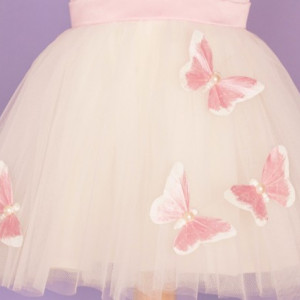Rochie botez Pink Butterfly - Img 3