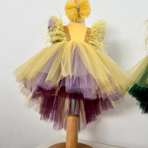 Rochie fete Purple Peacock