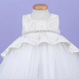 Rochita botez dantela si tulle Lalu - Img 3