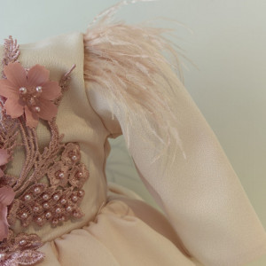 Rochita de botez Christine cu turban - Img 4