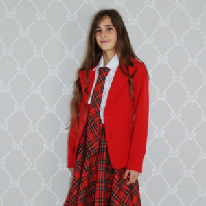 Sacou școală rosu Amalia