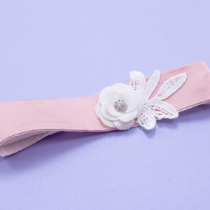 Set botez 4 piese Pinkie Silk - Img 3