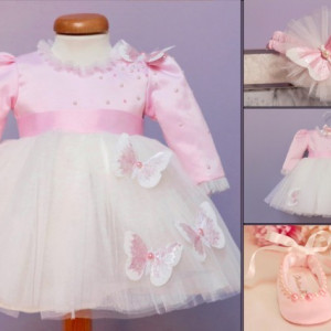 Set botez Pink Butterfly