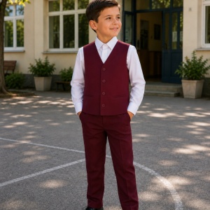 Set scoala vesta cu pantalon Daniel