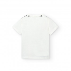 tricou alb baieti