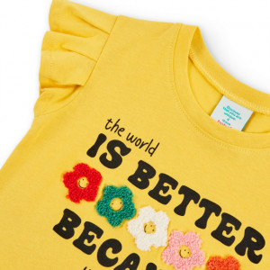 tricou galbena Boboli 416135 