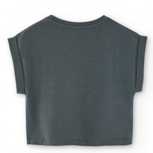 Tricou fete Boboli 436058 gri