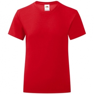tricou copii fruit of the loom rosu fata