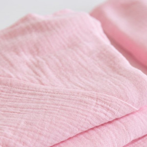 Trusou botez lux din muselina pink - Img 6