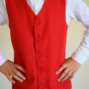 veste scolare rosii