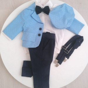 Costum botez 6 piese Ezekiel
