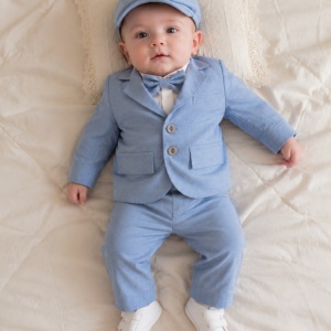 Costum botez baieti Zair Blue