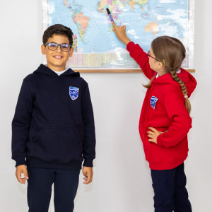 Hanorac Unisex bleumarin pentru Liceul Iuliu Maniu Oradea