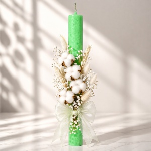 Lumanare botez Ice Green