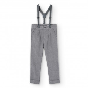 pantaloni cu bretele Boboli