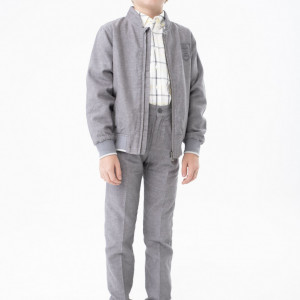 pantaloni cu bretele Boboli a