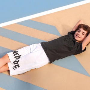 Pantaloni scurti adolescenti iDo G793 White