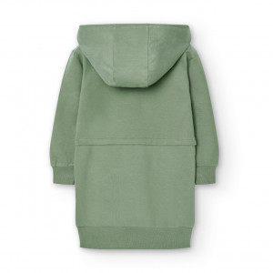 rochie hoodie adolescente khaki 437059