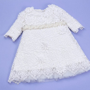 Rochie botez Lace and Flowers - Img 5