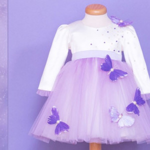 Rochie botez Mauve Fly