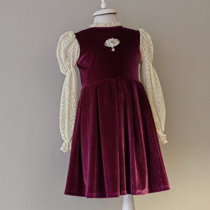 rochie-de-catifea-mov