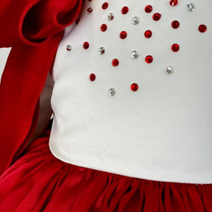 rochie botez detaliu