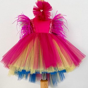 Rochie fete Pink Peacock