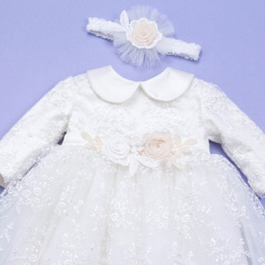 Set botez 3 piese Celeste - Img 12