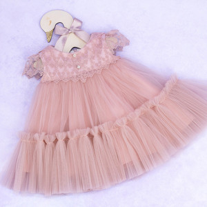 Set botez 3 piese Creamy Lace - Img 3