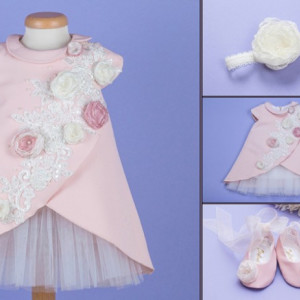Set botez 3 piese Summer Roses