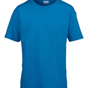 Tricou scoala unisex Gildan albastru regal