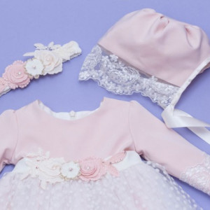 Bonetica botez Rosy Blush - Img 2
