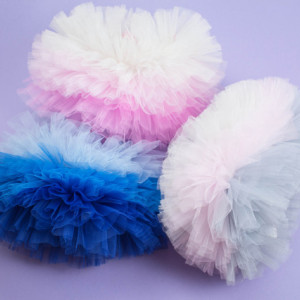 Fusta Tutu Bebe Blue Cloud - Img 2