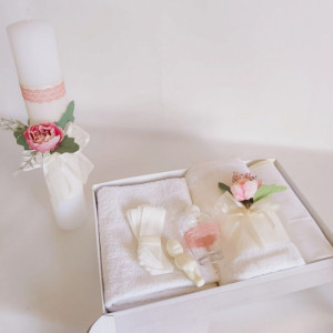 Lumanare botez fete Blush Aroma - Img 2