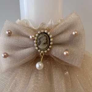 Lumanare botez Pearl Cream - Img 3