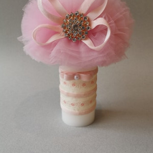 Lumanare de botez Pink Treasure - Img 4