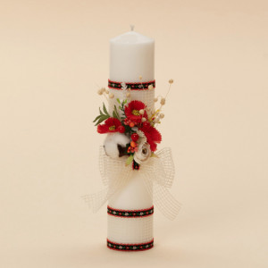 Lumanare de botez traditionala Maria