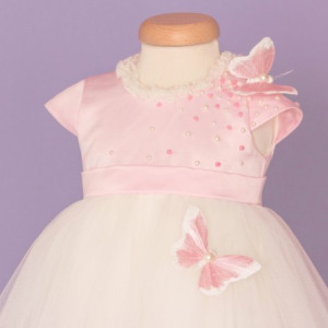 Rochie botez Pink Butterfly - Img 5