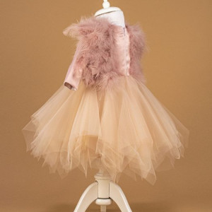 Rochie eleganta Dusty pink Angel - Img 2