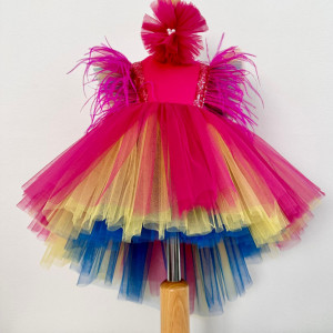 Rochie fete Pink Peacock - Img 5