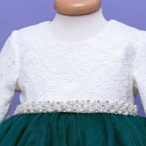 Rochita botez Emerald dress - Img 4