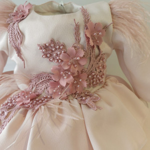 Rochita de botez Christine cu turban - Img 5