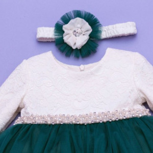 Set botez 3 piese Emerald Dress - Img 4