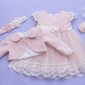 Set botez 4 piese Blushing Beauty - Img 4