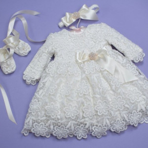 Set botez dantela ‘Camellia Blossom’ - Img 3