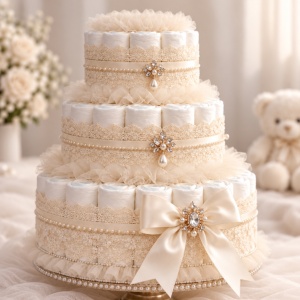 Tort scutece Baby Princess