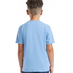 tricou copii fruit of the loom albastru deschis spate