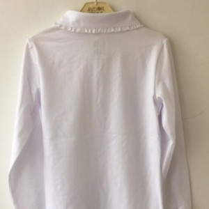 Bluza scoala alba fete RF3 alba - Img 3